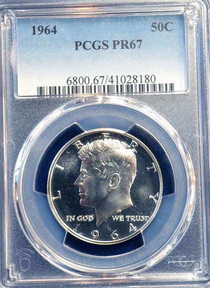 1964 PCGS PR 67 50 C