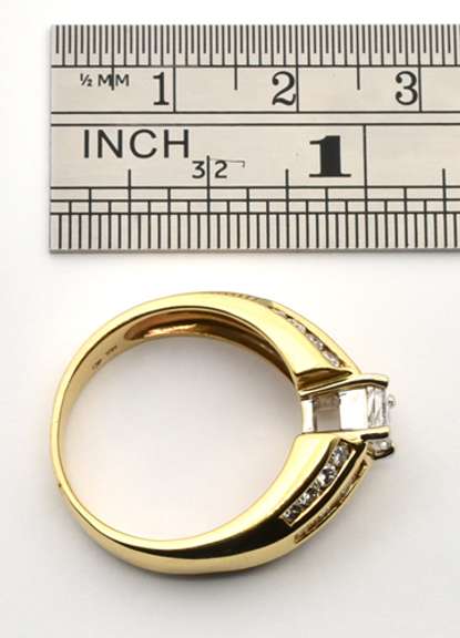 Bold Princess Cut Diamond Ring