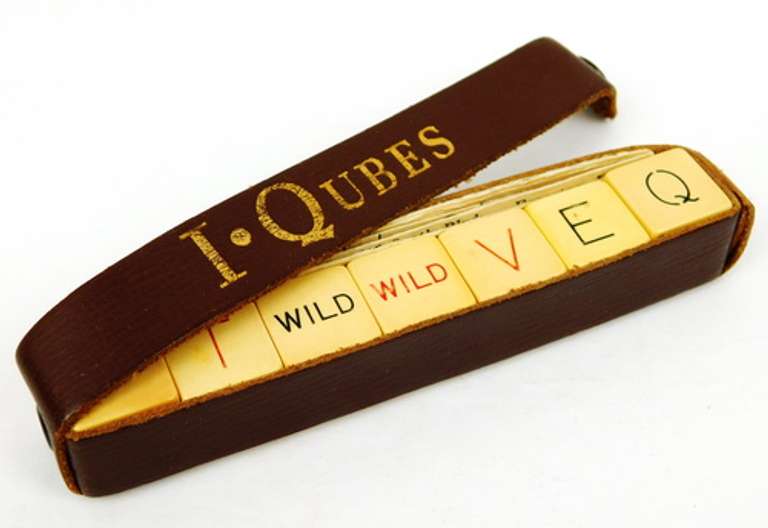 Vintage 1948 I Qubes Crossword Game