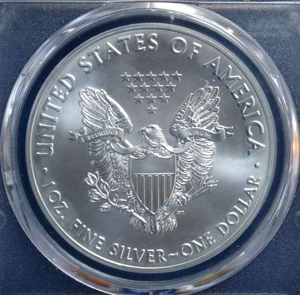 2016 MS69 SILVER EAGLE, PCGS