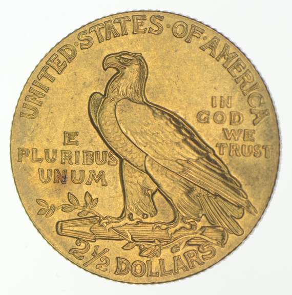 1908 $2.50 Indian Head Gold Quarter Eagle