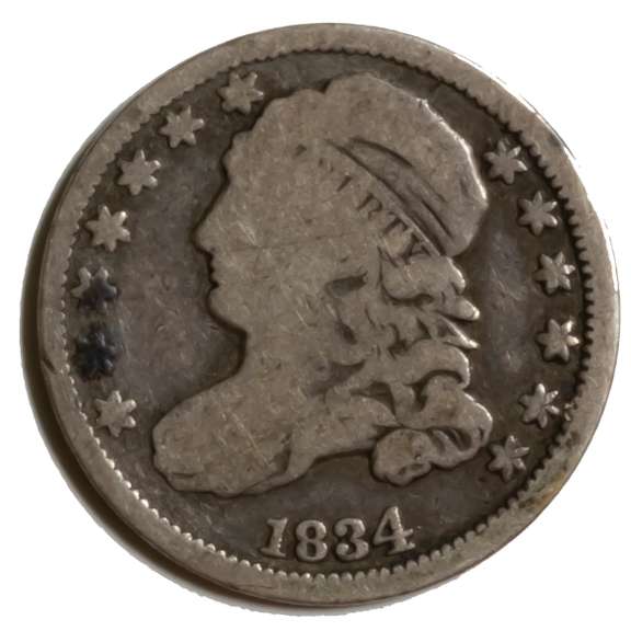 1834 Bust Dime