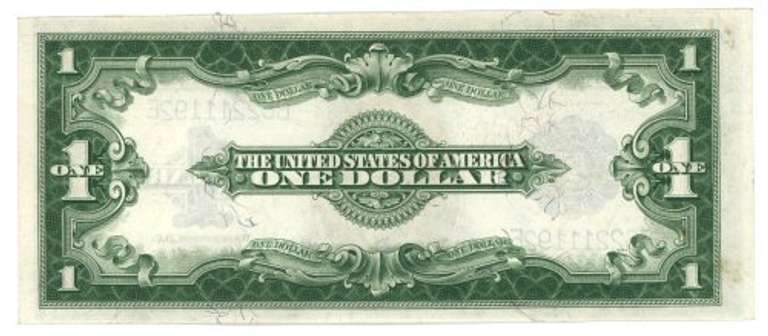 Crisp Uncirculated 1923 Large Size $1 Silver Cert