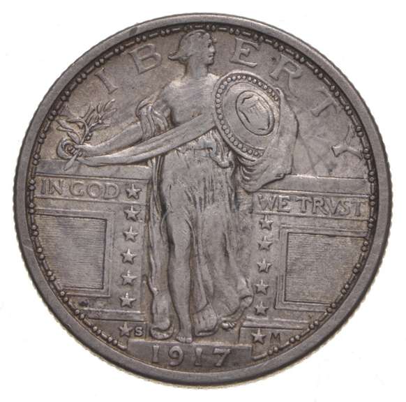1917-S Standing Liberty Quarter - Type 1