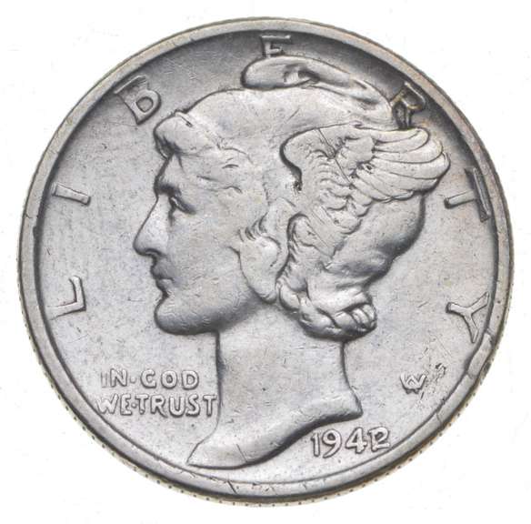 1942/1 Mercury Dime - Circulated