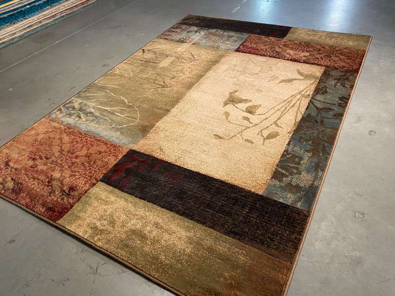 CONTEMPORARY ART DECO AREA RUG 5x8