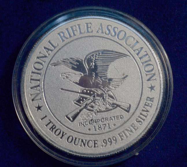 1 OZ NRA Silver Round 2018 Whitetail