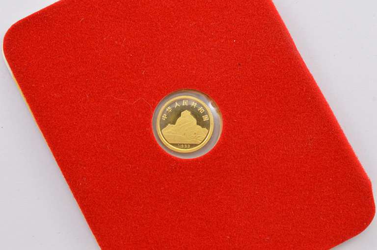 1993 China 5 Yuan - Kuan Yin Goddess Of Mercy .999 Gold Coin - Box