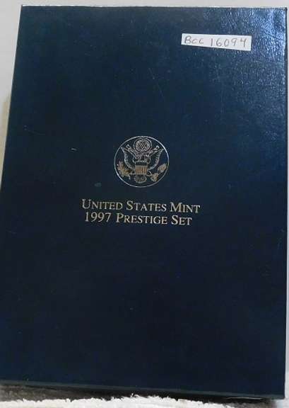 1997 Prestige Set, w/PRF Silver Dol.
