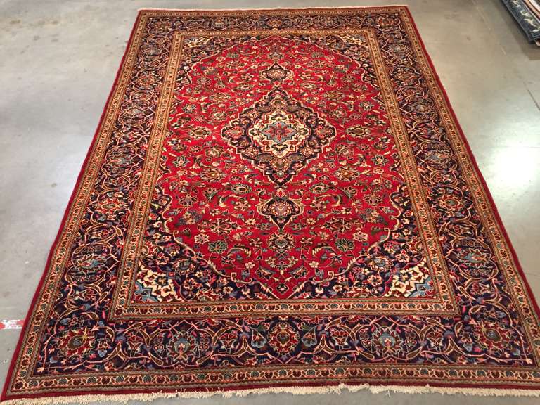 FINE AUTHENTIC PERSIAN KASHAN 9.7x13.1