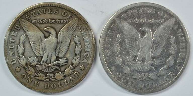 Real scarce 1902-S & 1903-S Morgan Silver Dollars
