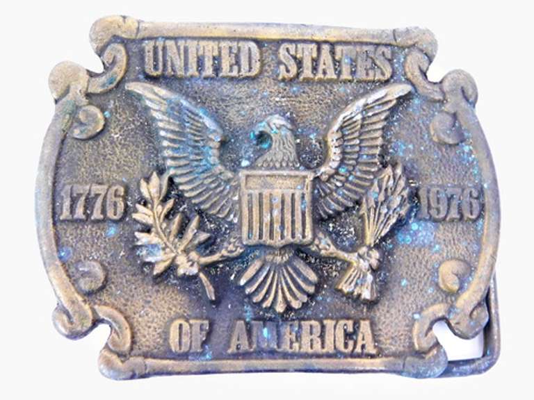 United States Bicentennial Belt Buckle