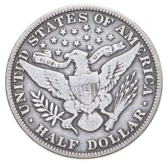 1915 Barber Half Dollar