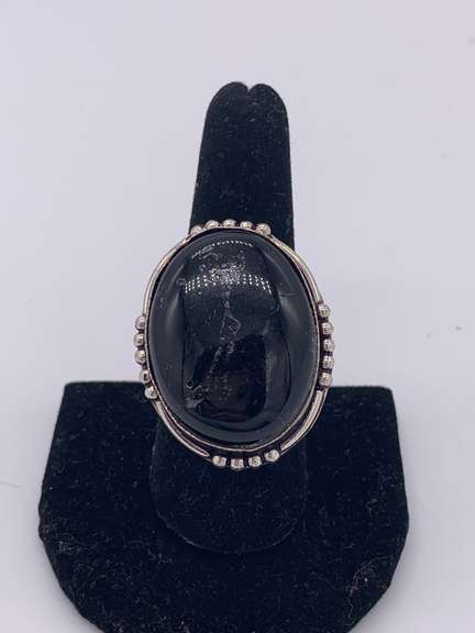 Gorgeous Natural Gemstone & Silver Cocktail Ring