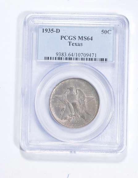 MS64 1935-D Texas Independence Centennial Commem. Half Dollar - PCGS