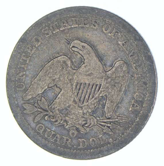 1857-O Seated Liberty Quarter