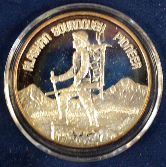 1 OZ. .999 SILVER ROUND FROM THE ALASKA MINT