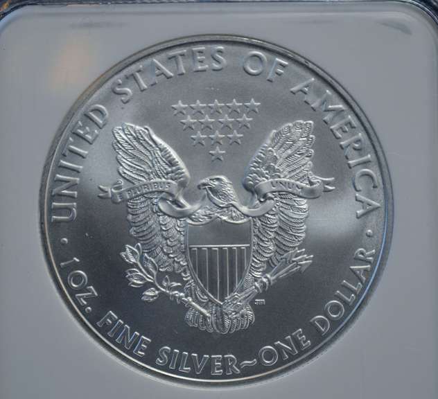 2008 Silver Eagle NGC Gem Uncirculated