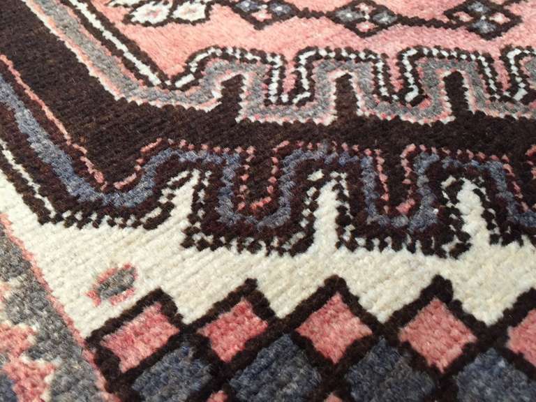 AUTHENTIC VINTAGE PERSIAN RUNNER 3.4x9.8