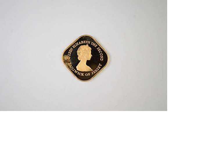 1981 Bailiwick Of Jersey 1 Pound Bicentennial Battle Of Jersey Gold