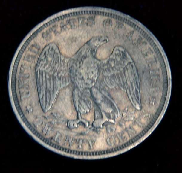 1875 Twenty Cent Circulated