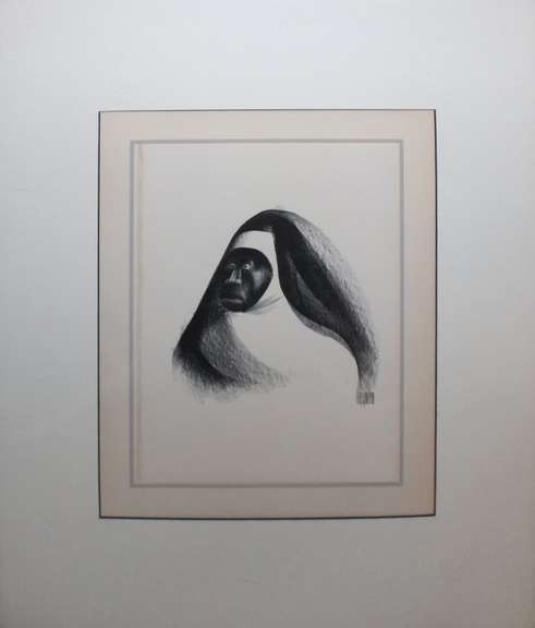 AL HIRSCHFELD EBONY SISTER 1941  HIRSCHFELD EBONY SISTER