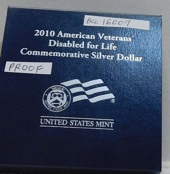2010 PRF Silver Veterans Disabled Life Dol.