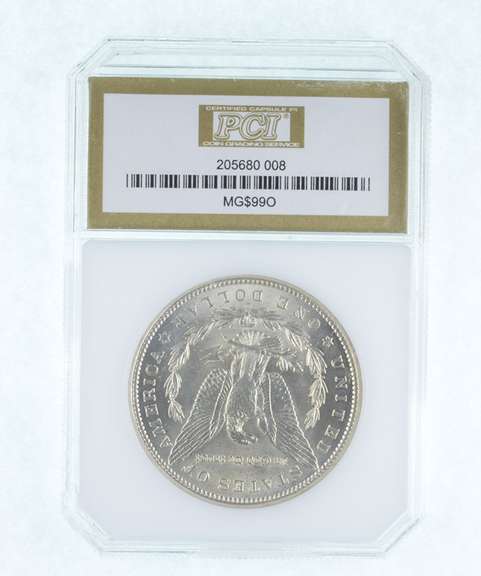 MS65 1899-O Morgan Silver Dollar - Graded PCI