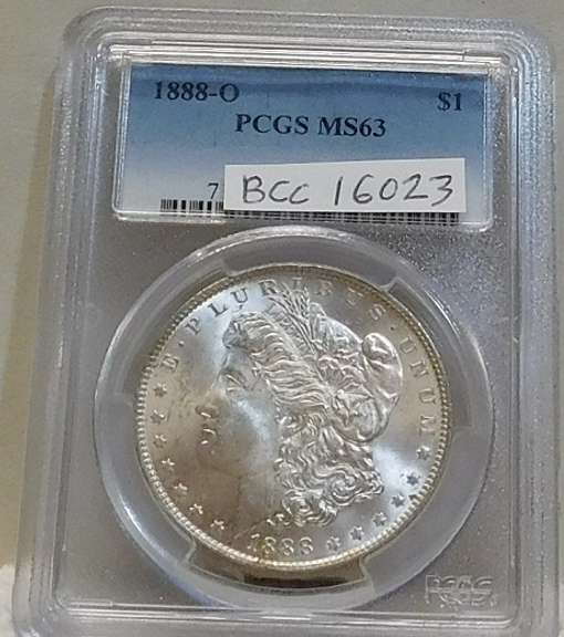 1880-O Morgan Dollar PCGS MS-63 hard date