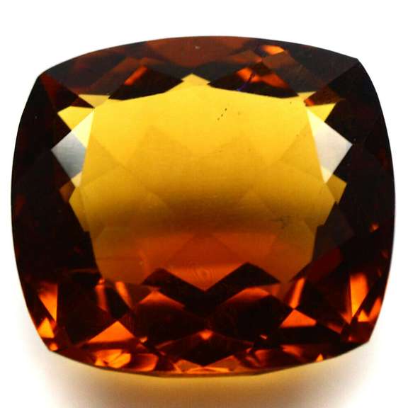 Stunning 24.73ct deep Madeira created Citrine