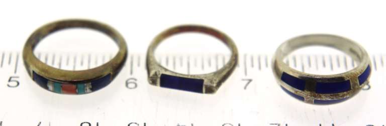 Sterling Silver Three Ring Lot