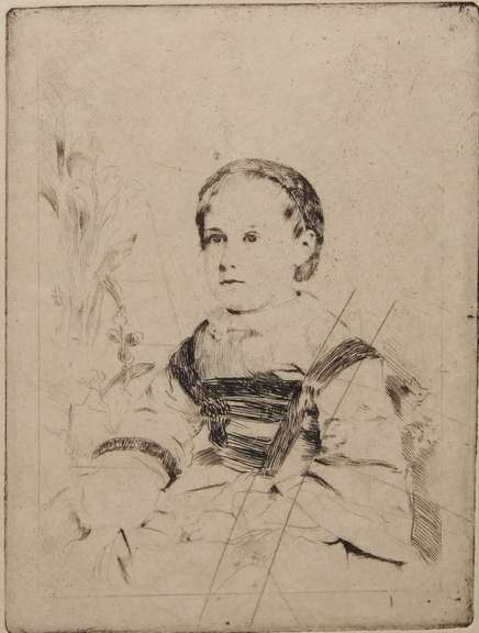 EDGAR DEGAS MLLE NATHALIE WOLONSKA C.1920