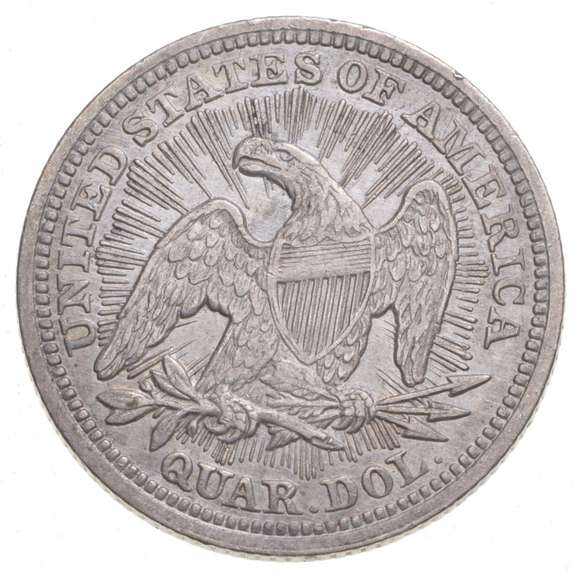 1853 Seated Liberty Quarter