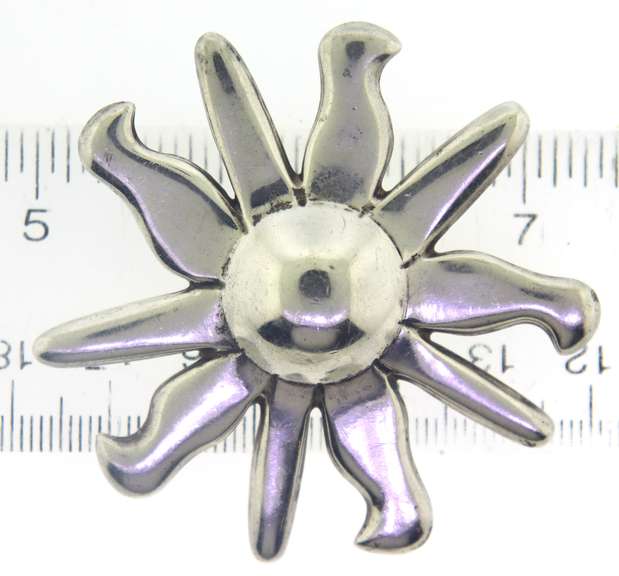 Sterling Silver Sun Pin/Pendant