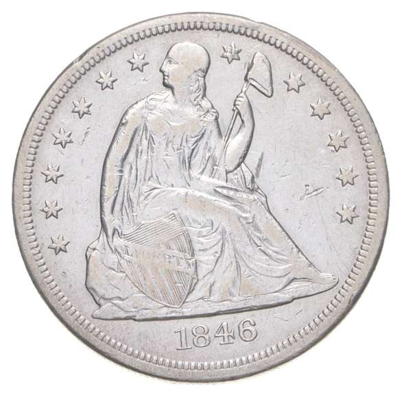 1846-O Seated Liberty Dollar