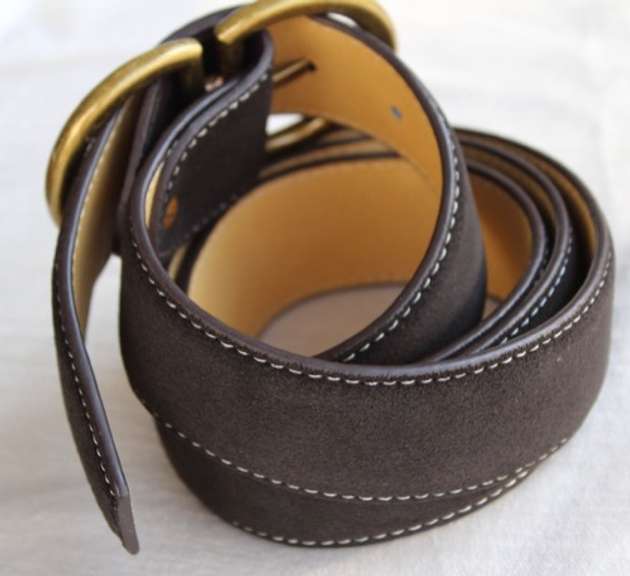 Classy Fine Quality Suede Belt, Made In Italy