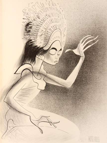 AL HIRSCHFELD DJANGER BALI 1941  HIRSCHFELD DJANGER BALI