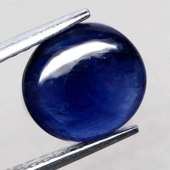 Eye catching 5.01ct cobalt blue Sapphire cabochon