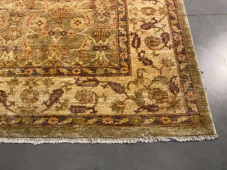 VINTAGE ZIGHLER RUG 8.9x10.9