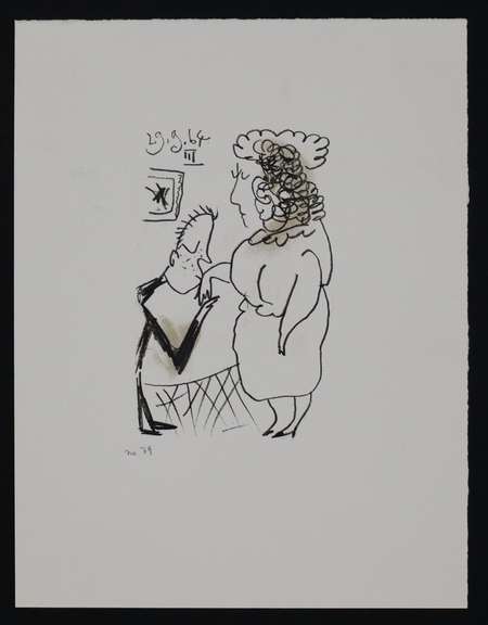 PABLO PICASSO UNTITLED (29.9.64.III) 1970