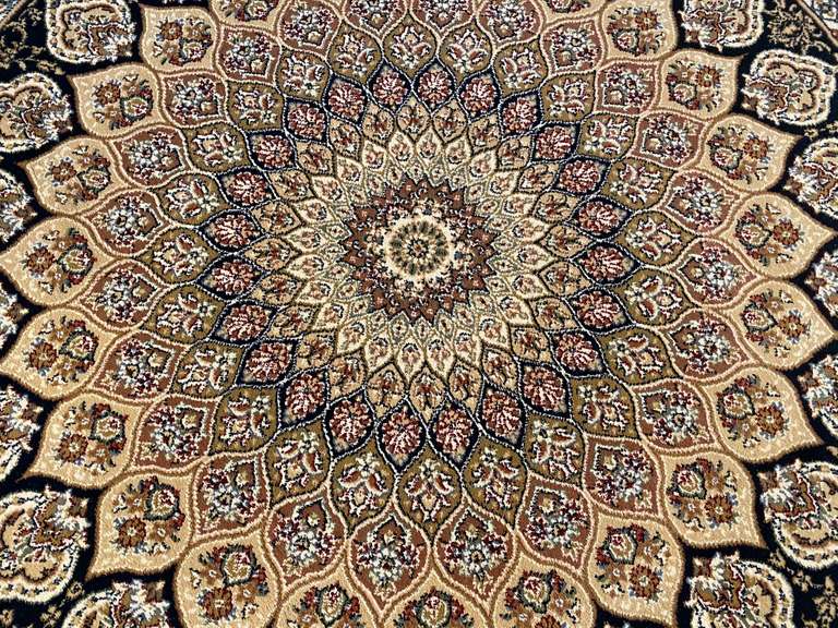 STUNNING PREMIUM  PERSIAN DOME DESIGN ROUND RUG 8x8