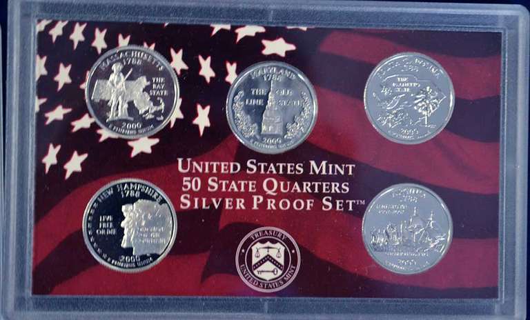 Estate Lot of 2000 Silver Proof Sets 5 Total