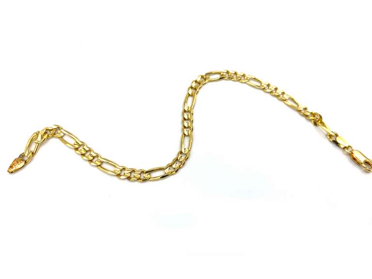 Simply Sophisticated 14kt Figaro Bracelet