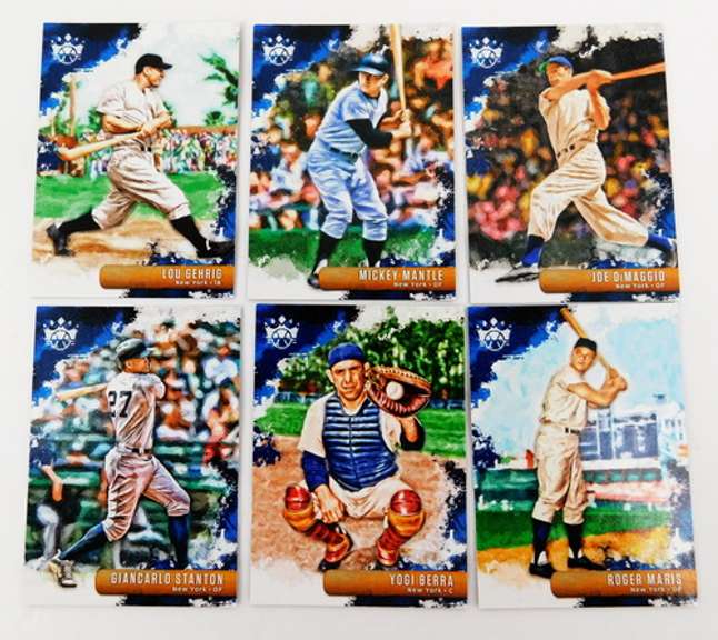6 Panini 2019 Diamond Kings Baseball Cards, All Greats