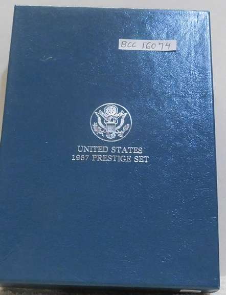 1987 Prestige Set, w/Silver PRF Dol
