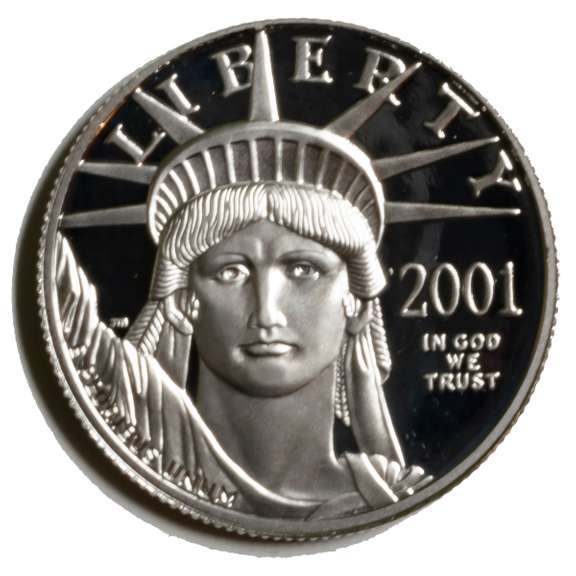 2001 Proof $50 Platinum Eagle