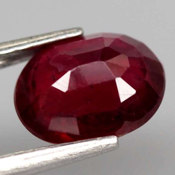 Eye catching 2.22ct rich blood red Ruby