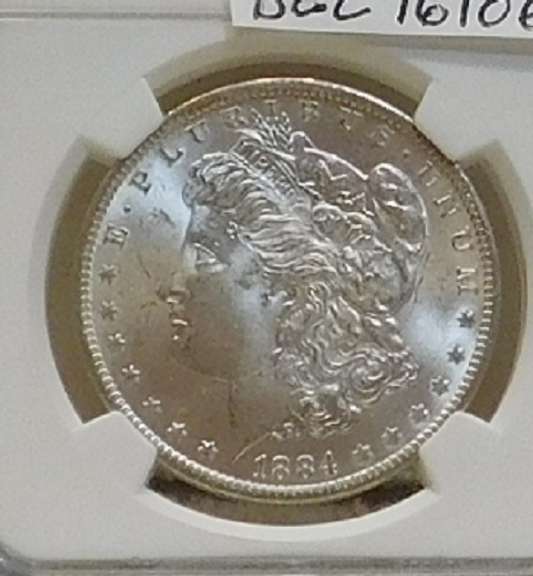 1884-O Morgan Dol NGC MS-63