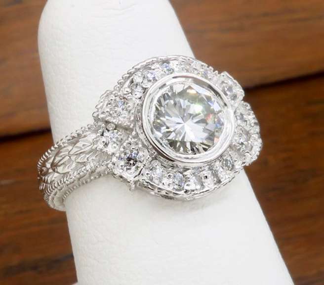 Vintage Inspired 1.27CTW Diamond Ring