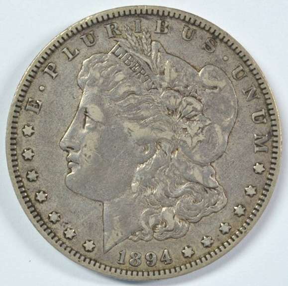 Scarce 1894-O Morgan Silver Dollar in sharp XF